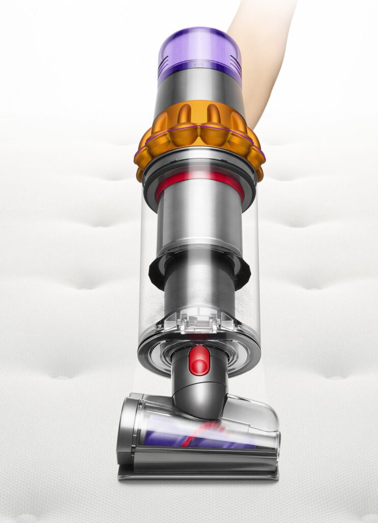 Dyson V15 als kruimelzuiger