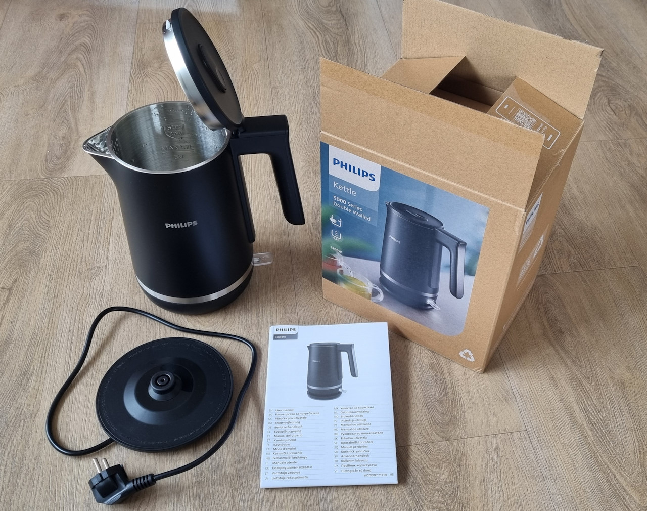 Philips Series 5000 HD9395 dubbelwandige waterkoker