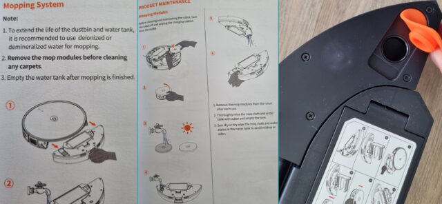 Dweilen is vooral handmatig met Ultenic TS1