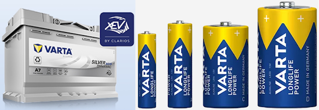 Varta accu - Varta batterijen