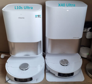 Dreame L10s Ultra en Dreame X40 Ultra side by side
