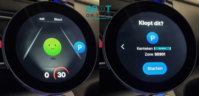 Flitsmeister parkeren met FM DASH