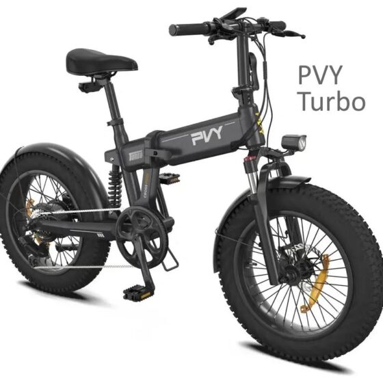 PVY Turbo e-bike vouwfiets dikke banden fatbike